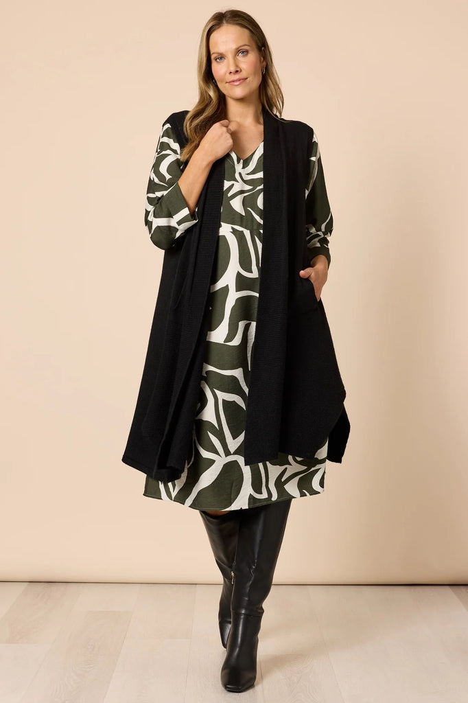 Casa Knit Vest - Black