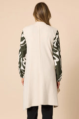 Casa Knit Vest - Light Natural