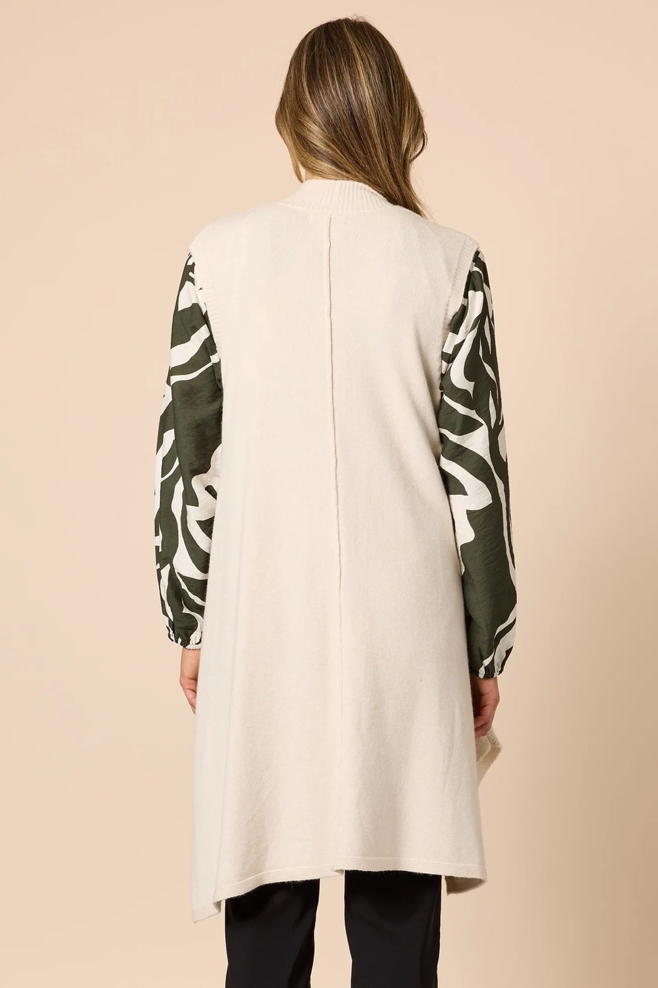 Casa Knit Vest - Light Natural