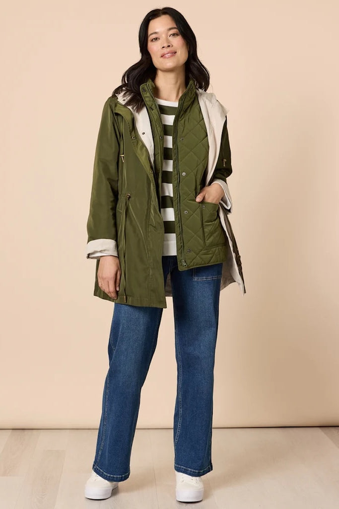 Highland Jacket - Khaki Natural