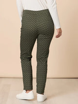 Kelly Print Pant - Khaki