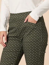 Kelly Print Pant - Khaki
