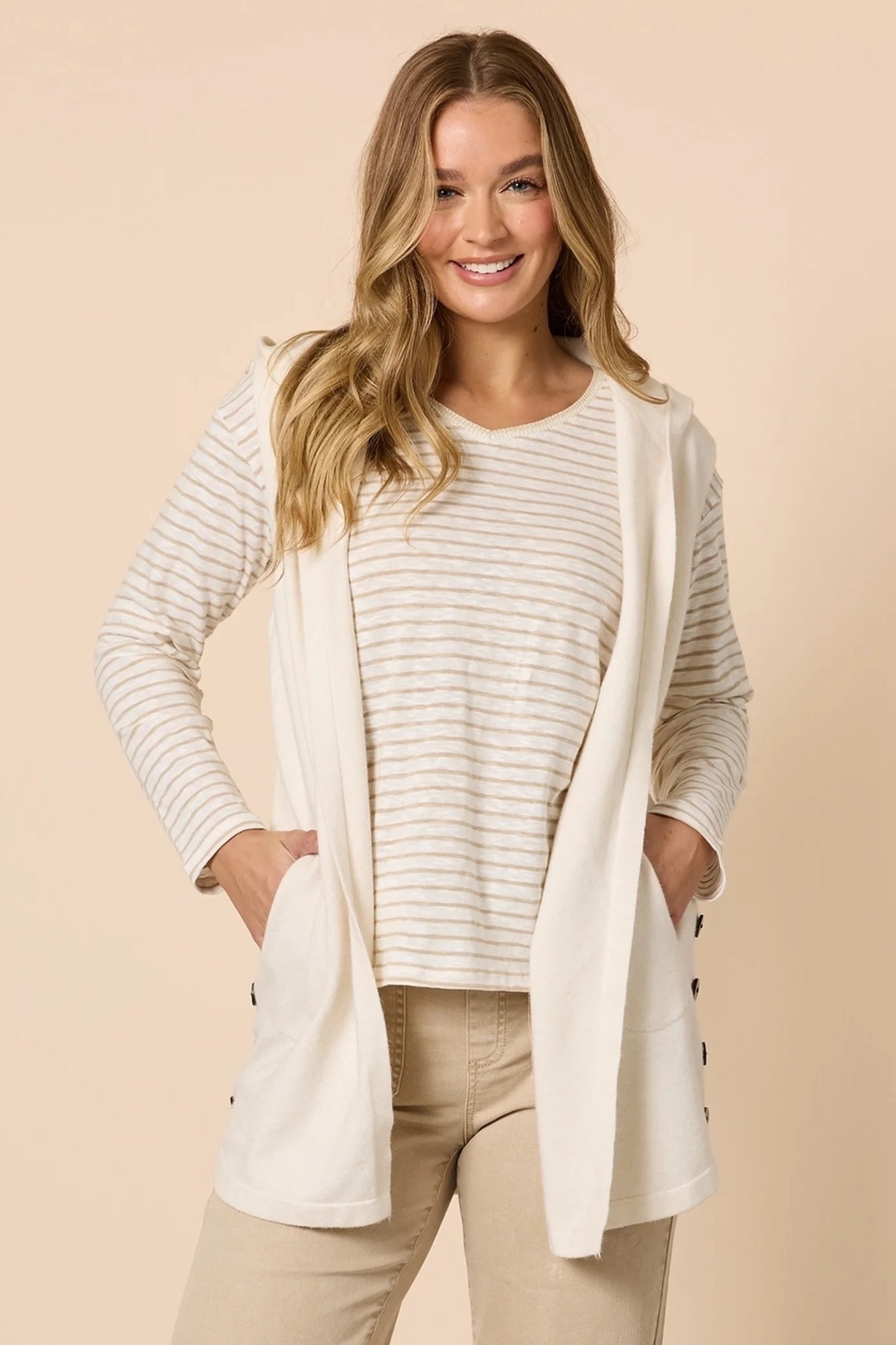 Ollie Vest - Ivory