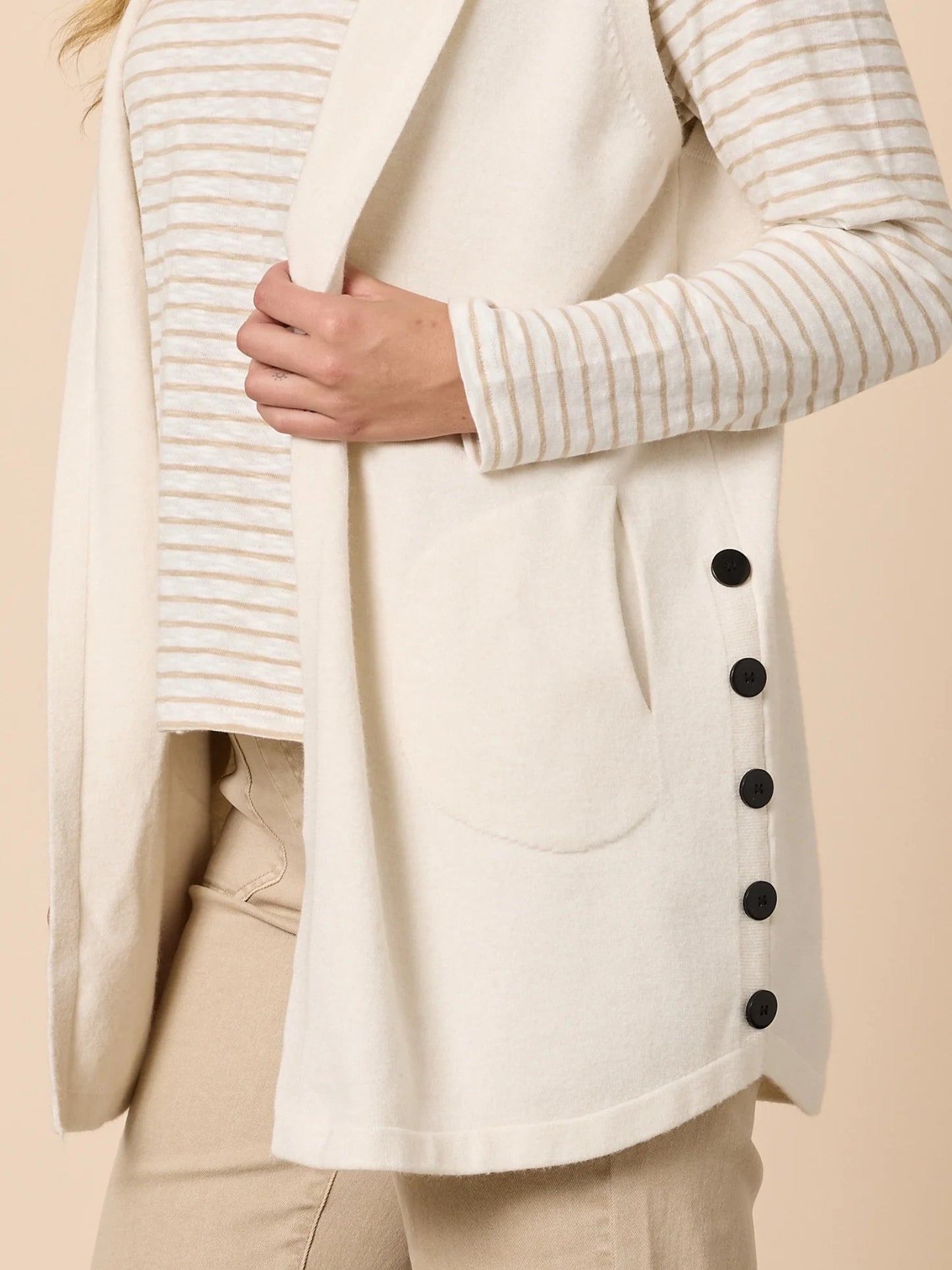 Ollie Vest - Ivory