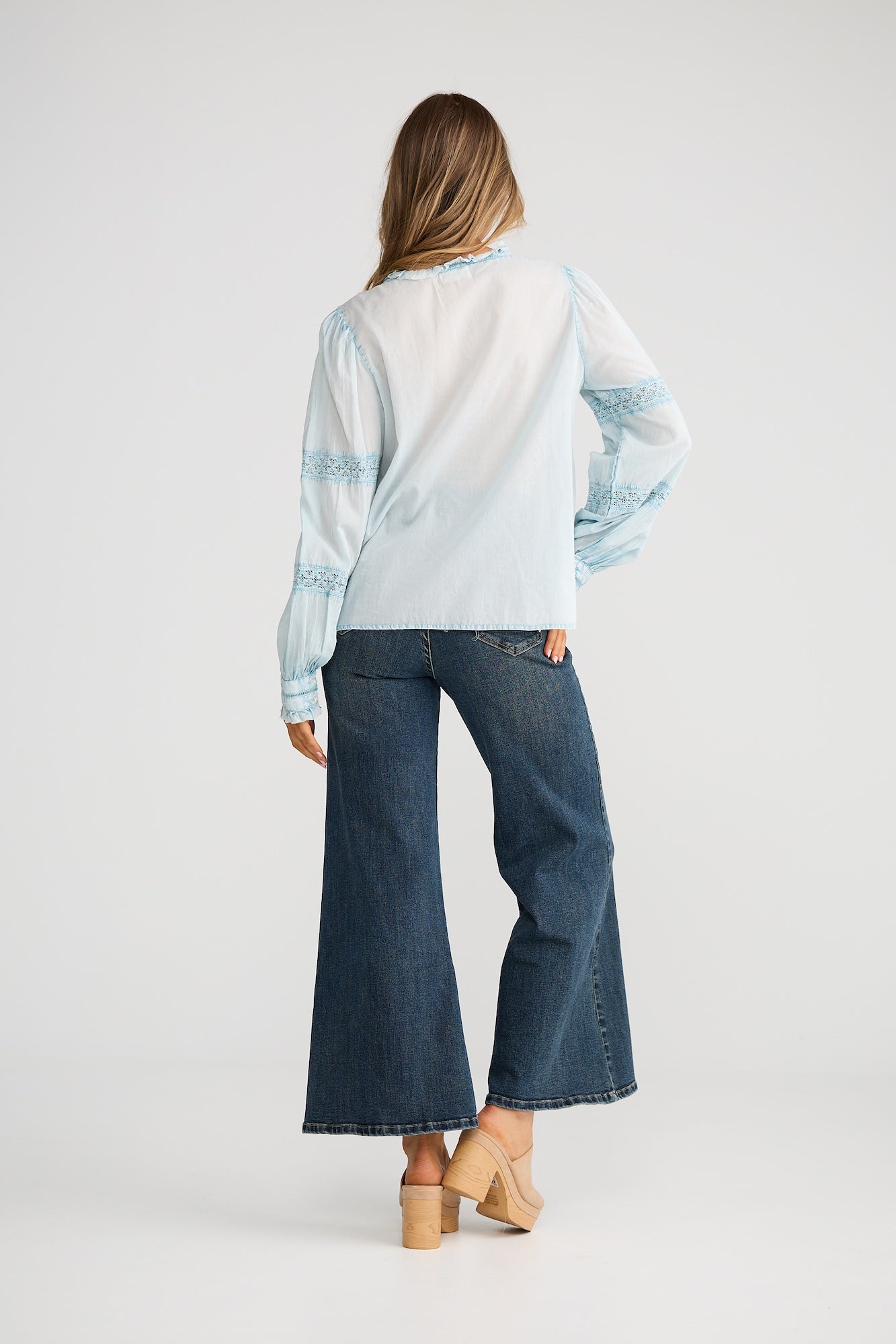 Gloria Top - Light Blue