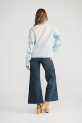 Gloria Top - Light Blue