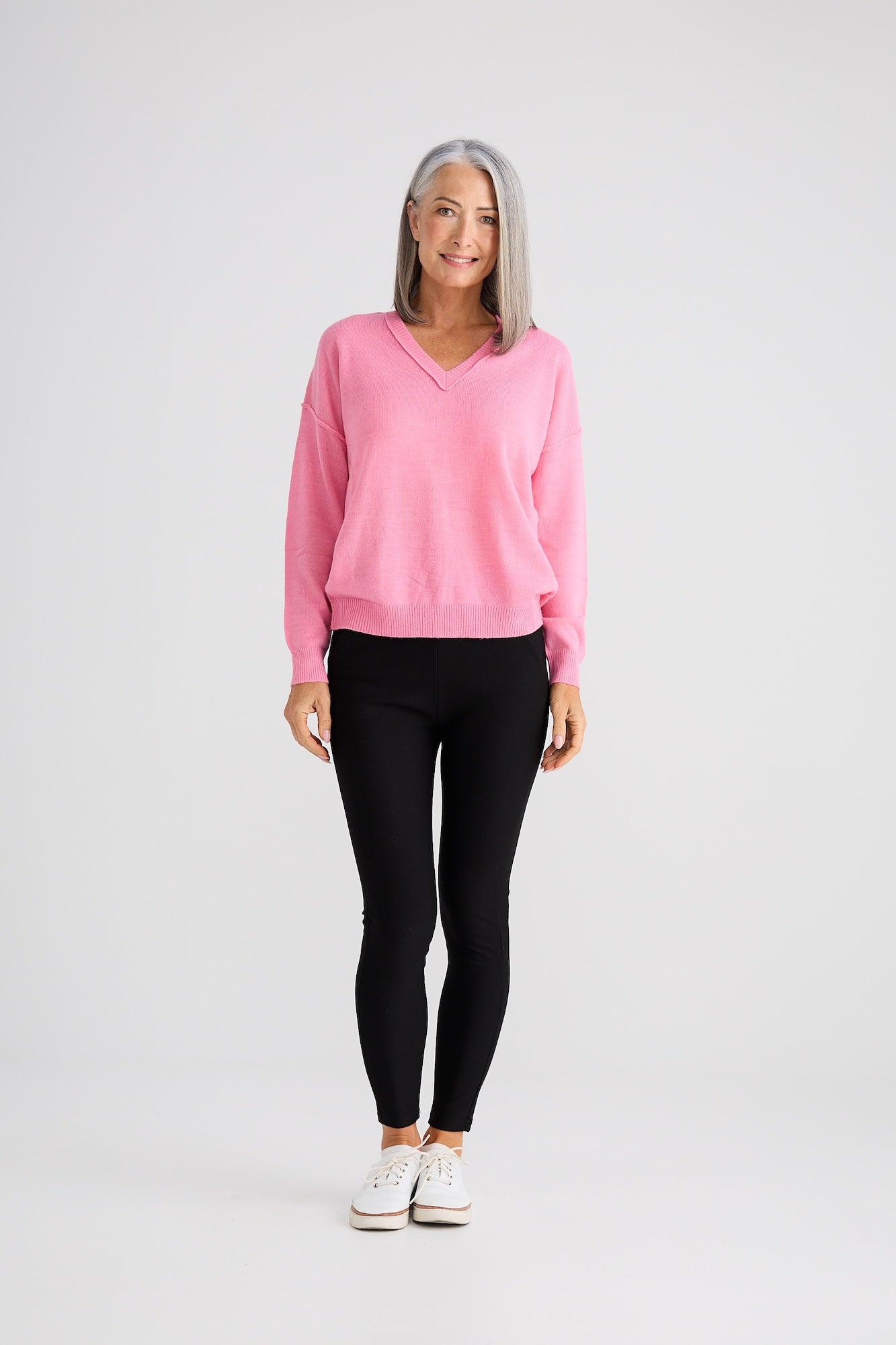 Quinn Knit - Hot Pink