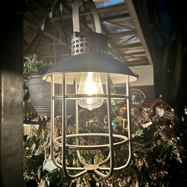 Retro Cage Solar Lantern