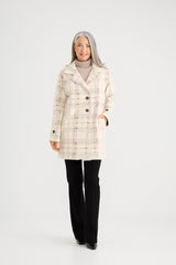 Marshall Knit Jacket - Beige Check