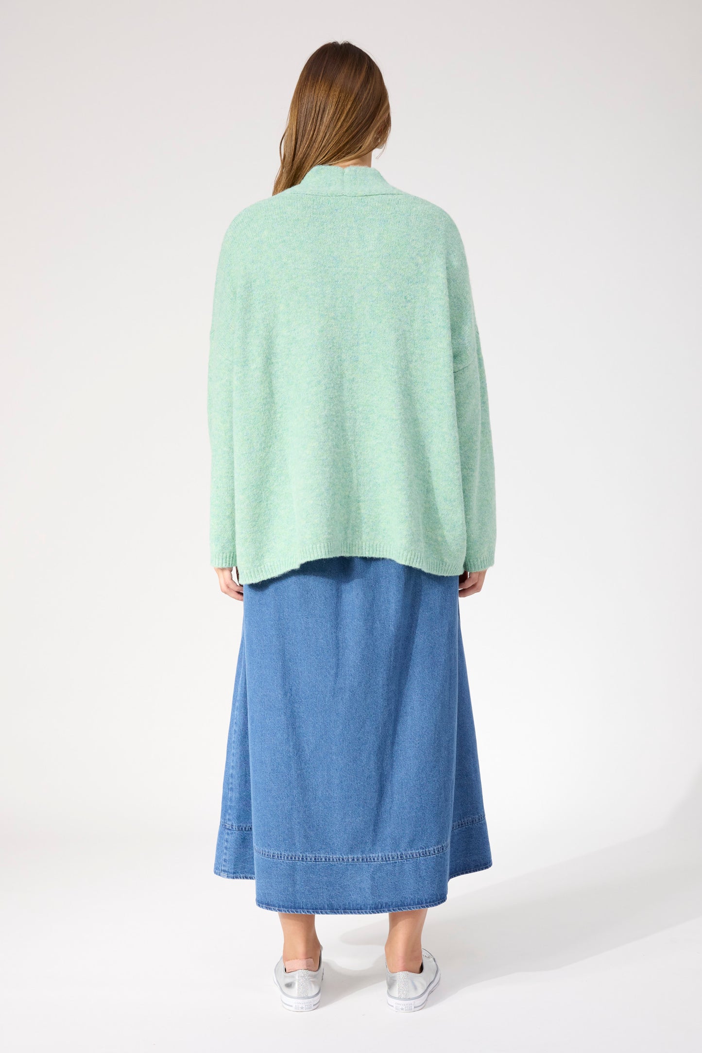 Ottawa Crop Cardigan OS - Mint