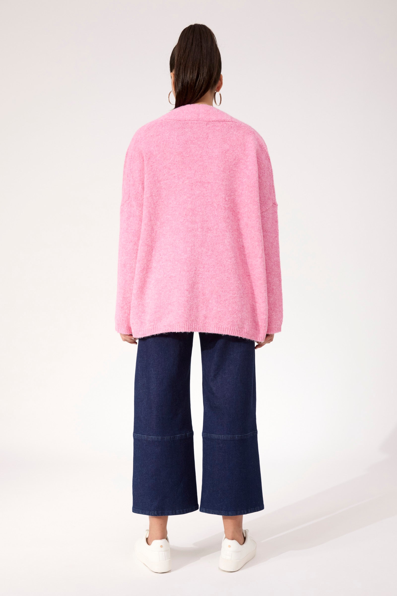 Ottawa Crop Cardigan OS - Pink