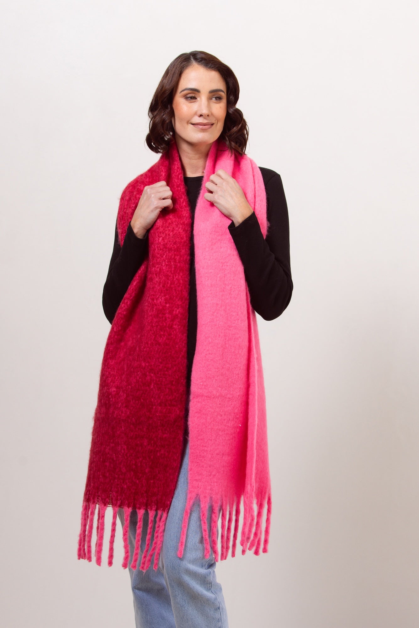 Acrylic Tassle Scarf -