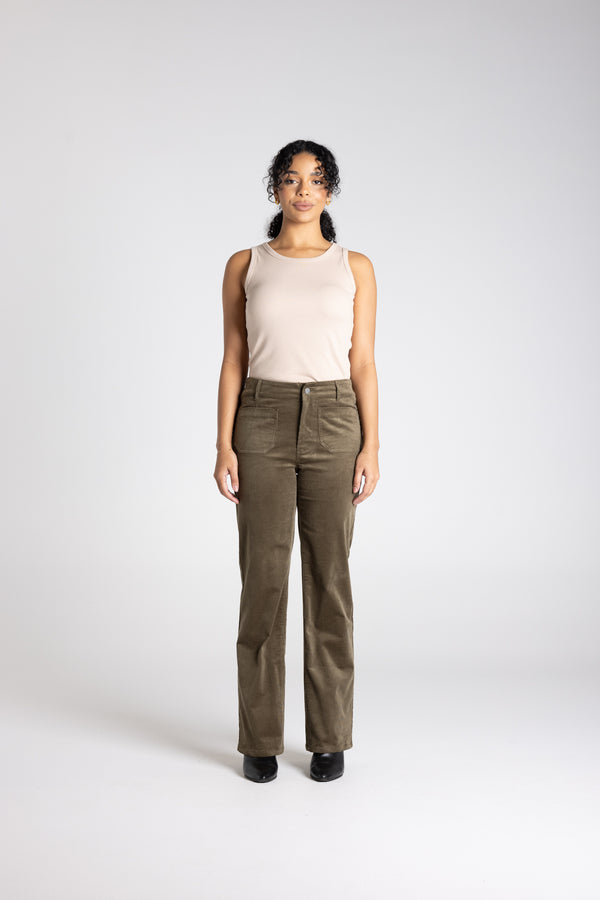 Cord Pant - Khaki