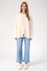 Ottawa Crop Cardigan OS - Natural