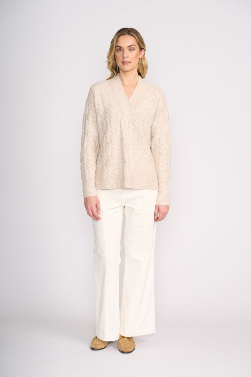 Gauge Your Interest Sweater - Oat
