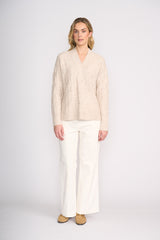 Gauge Your Interest Sweater - Oat