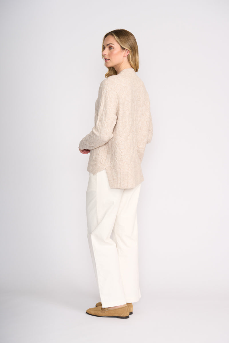 Gauge Your Interest Sweater - Oat