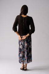 Fluffin Cute Reversible Cardi - Ristretto