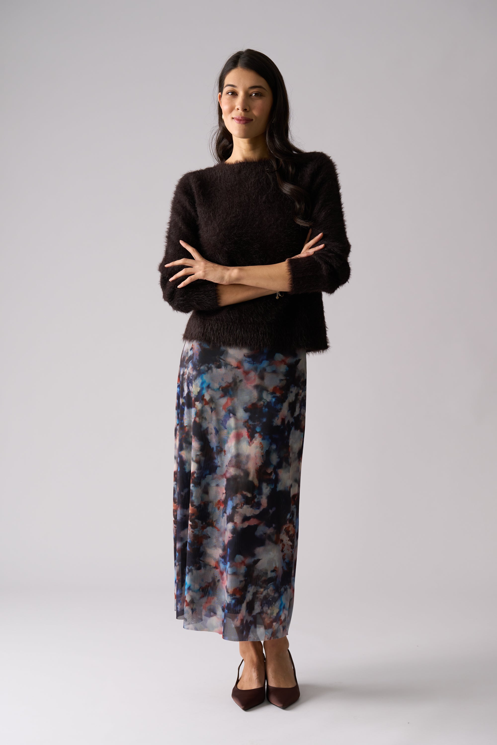 Fluffin Cute Reversible Cardi - Ristretto