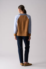 Plush Love Cardi - Blue Combo