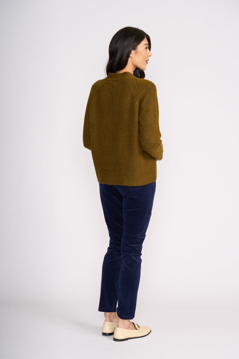 Plush Love Cardi - Olive