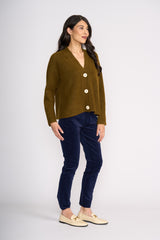 Plush Love Cardi - Olive