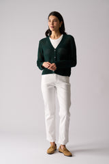 Pulling Strings Cardi - Ivy Green
