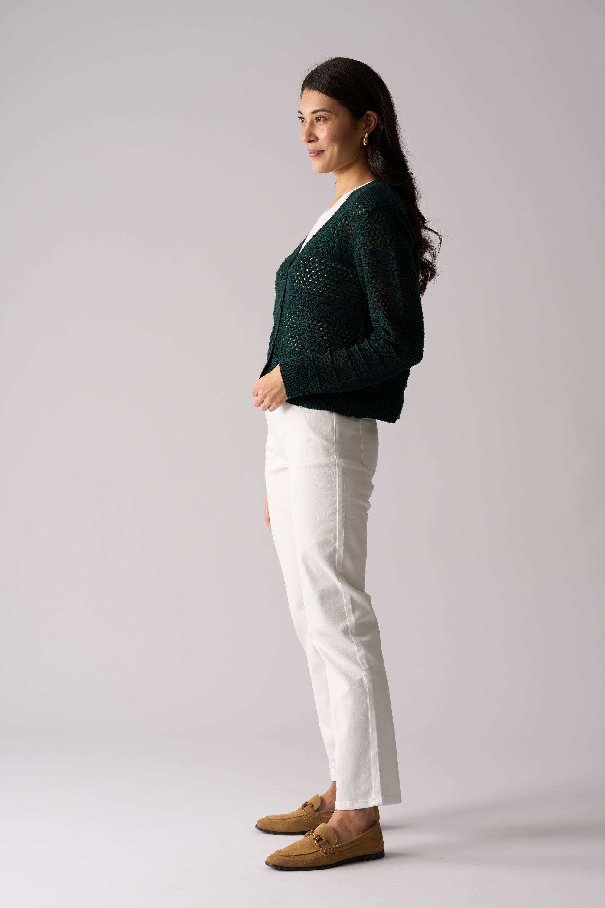 Pulling Strings Cardi - Ivy Green