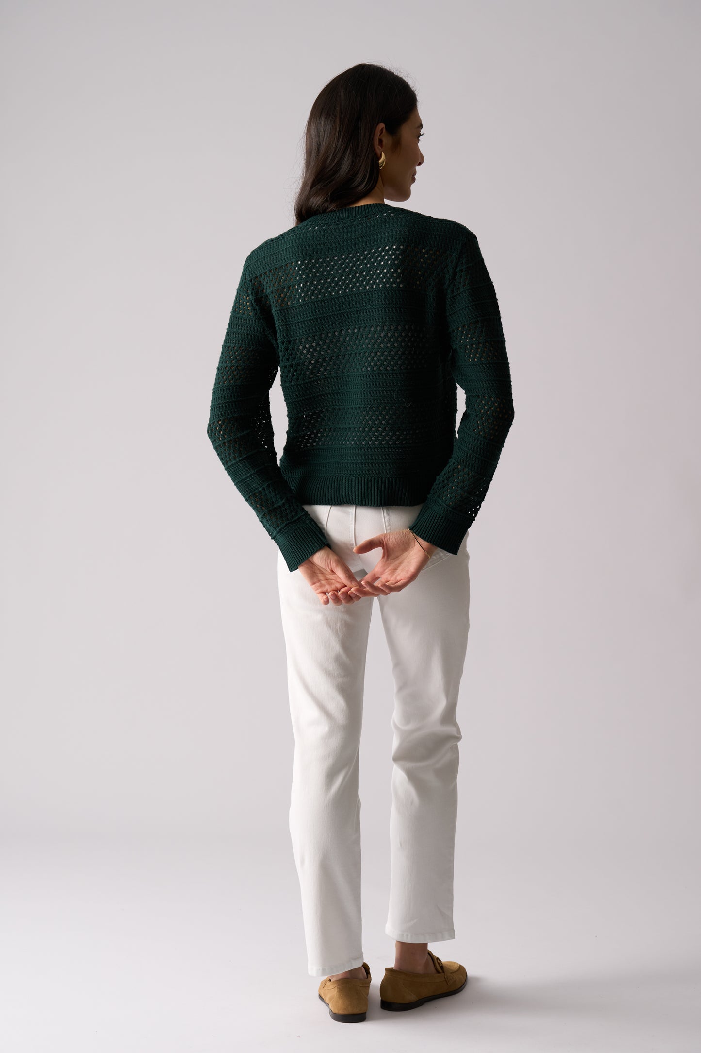 Pulling Strings Cardi - Ivy Green