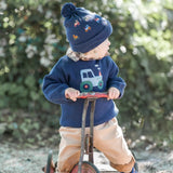 Organic Beanie Mystical Tiny Tractors -