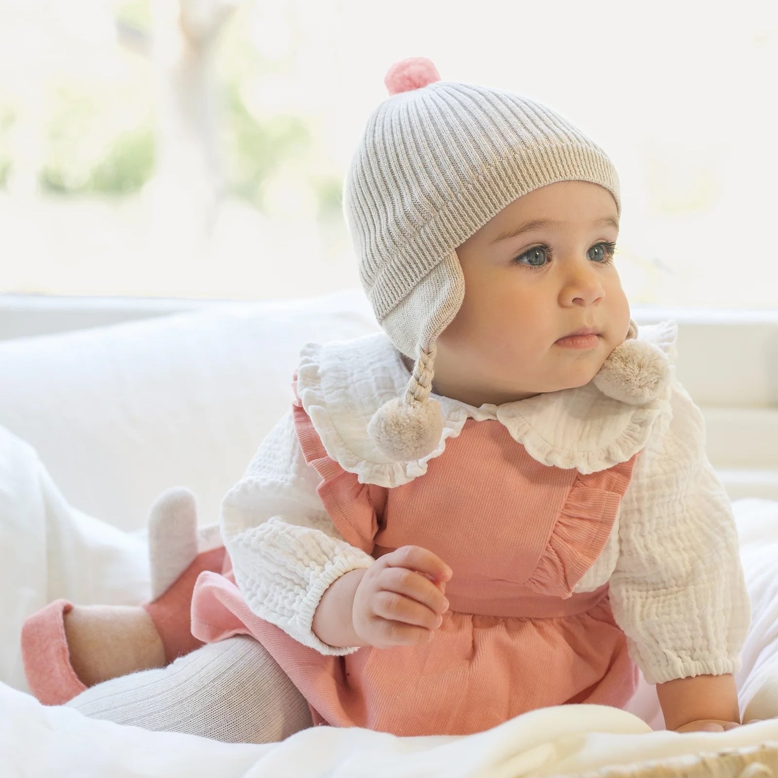 Organic Earmuff Bobby Oatmeal -