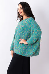 Confetti Knit Jumper - Teal