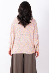 Confetti Knit Jumper - Blush