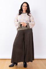 Confetti Contrast Knit Jumper - White Multi