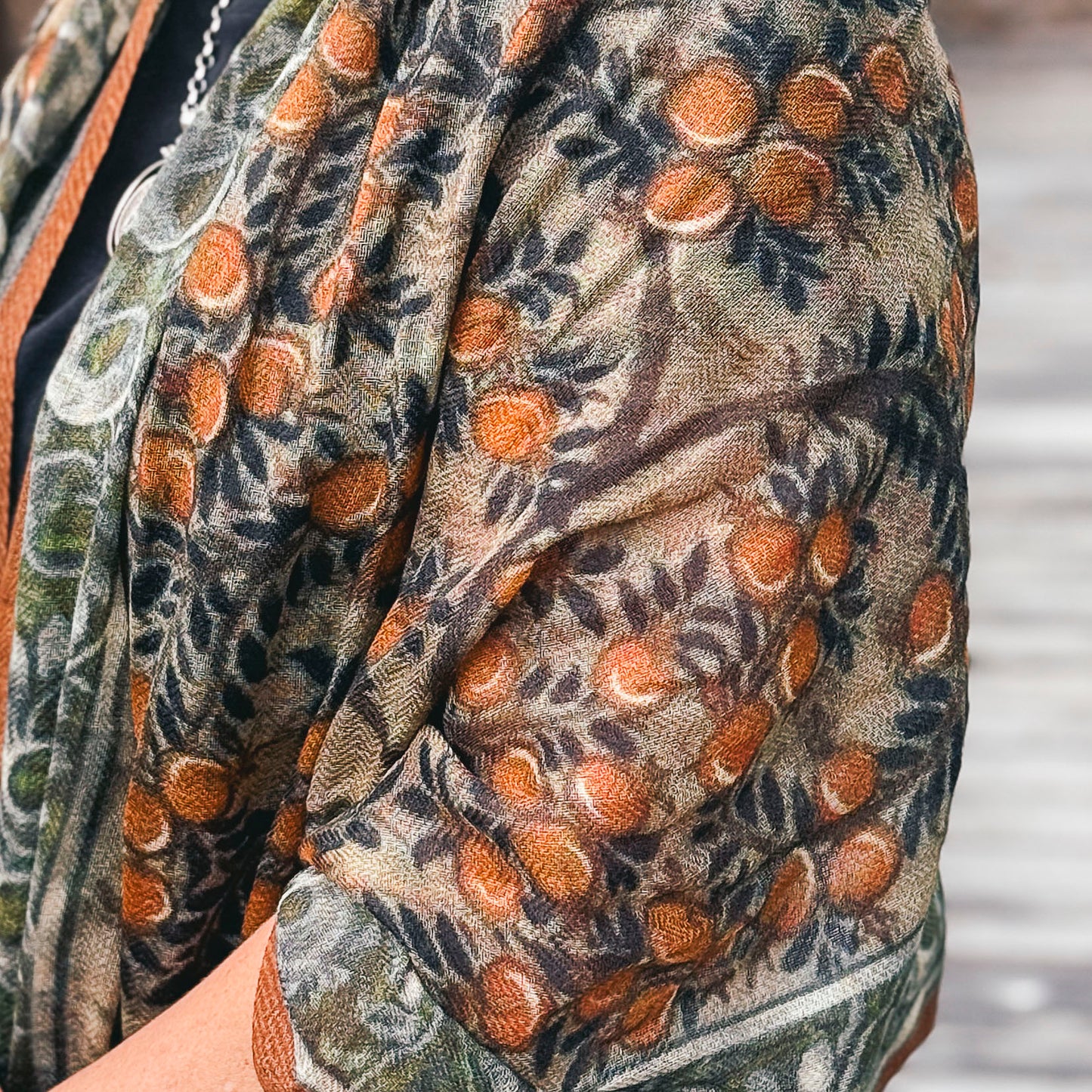 Merino Wool Scarf - Agrumes
