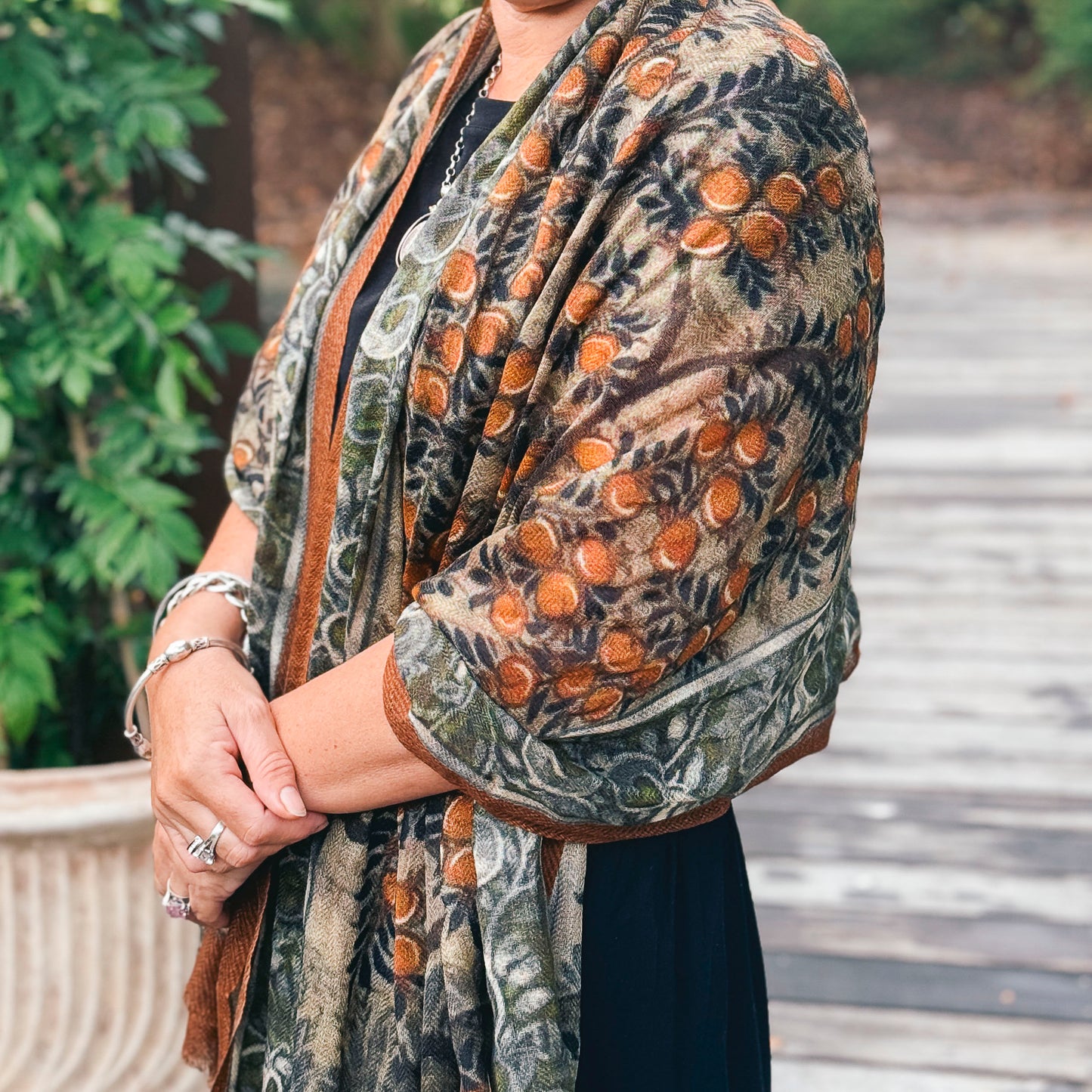 Merino Wool Scarf - Agrumes
