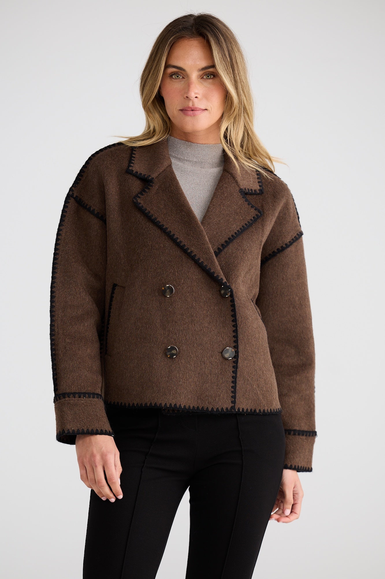 Briony Jacket - Chocolate