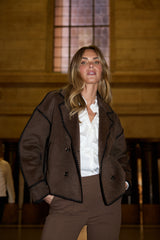 Briony Jacket - Chocolate