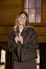 Briony Jacket - Chocolate