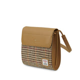 The Eilidh Crossbody Bag - Beige Dogtooth