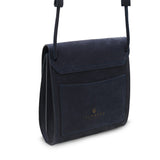 The Eilidh Crossbody Bag - Navy Over Check