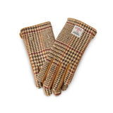 Ladies Gloves - Beige Dogtooth M
