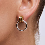 Carmen Two Tone Earring