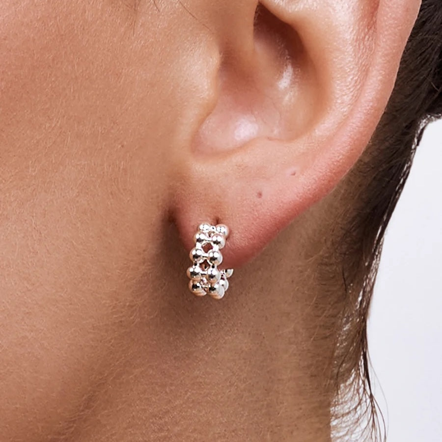 Holly Earring - Silver