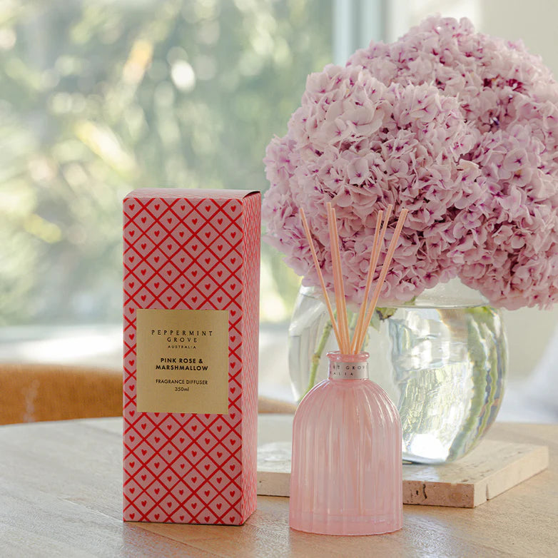 Pink Rose & Marshmallow - 350ml Diffuser
