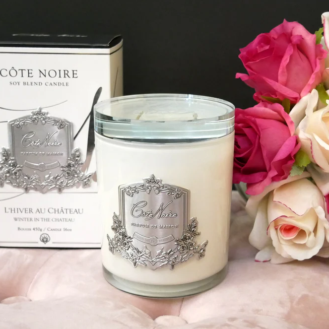 Gold Badge Candle 450g - Winter In The Chateau