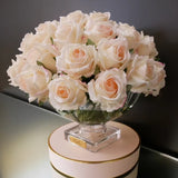 Centrepiece Vase - Blush Rose Buds