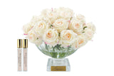 Centrepiece Vase - Blush Rose Buds