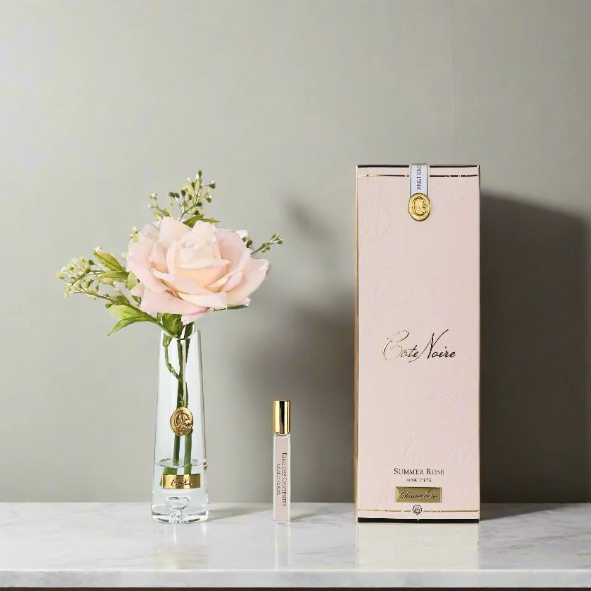 Summer Rose - Champagne Pink With Gold Badge