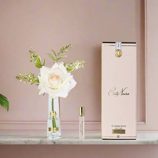 Summer Rose - Pink Blush With Gold Badge